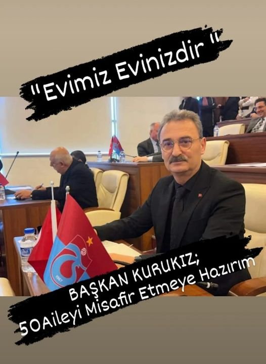 BAŞKAN KURUKIZ;50 AİLEYİ MİSAFİR ETMEYE HAZIRIM