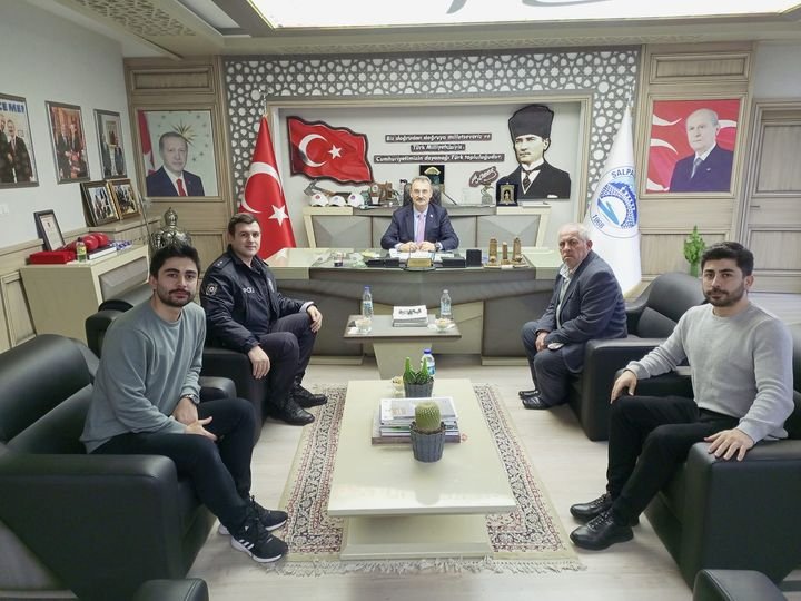 BELEDİYEMİZİ ZİYARET ETTİLER