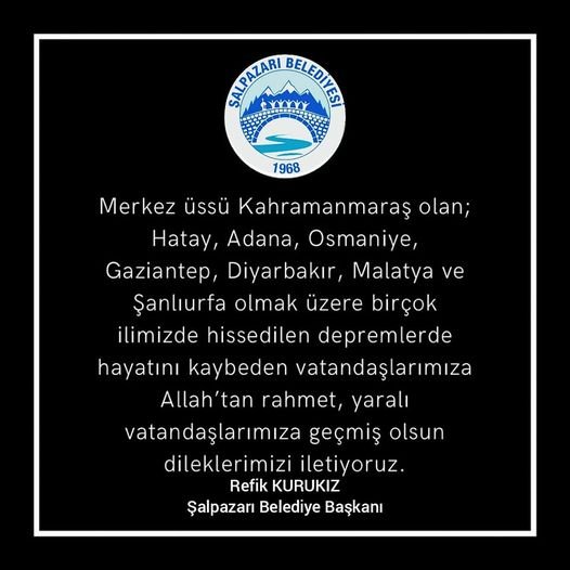 ÜZÜNTÜMÜZ ÇOK BÜYÜK 