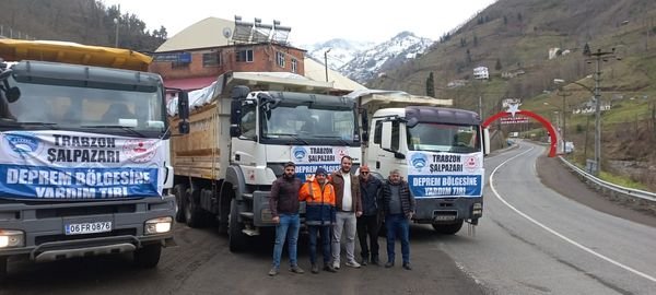 DEPREM BÖLGESİNE ODUN YARDIMI TEŞEKKÜRLER ŞALPAZARI 