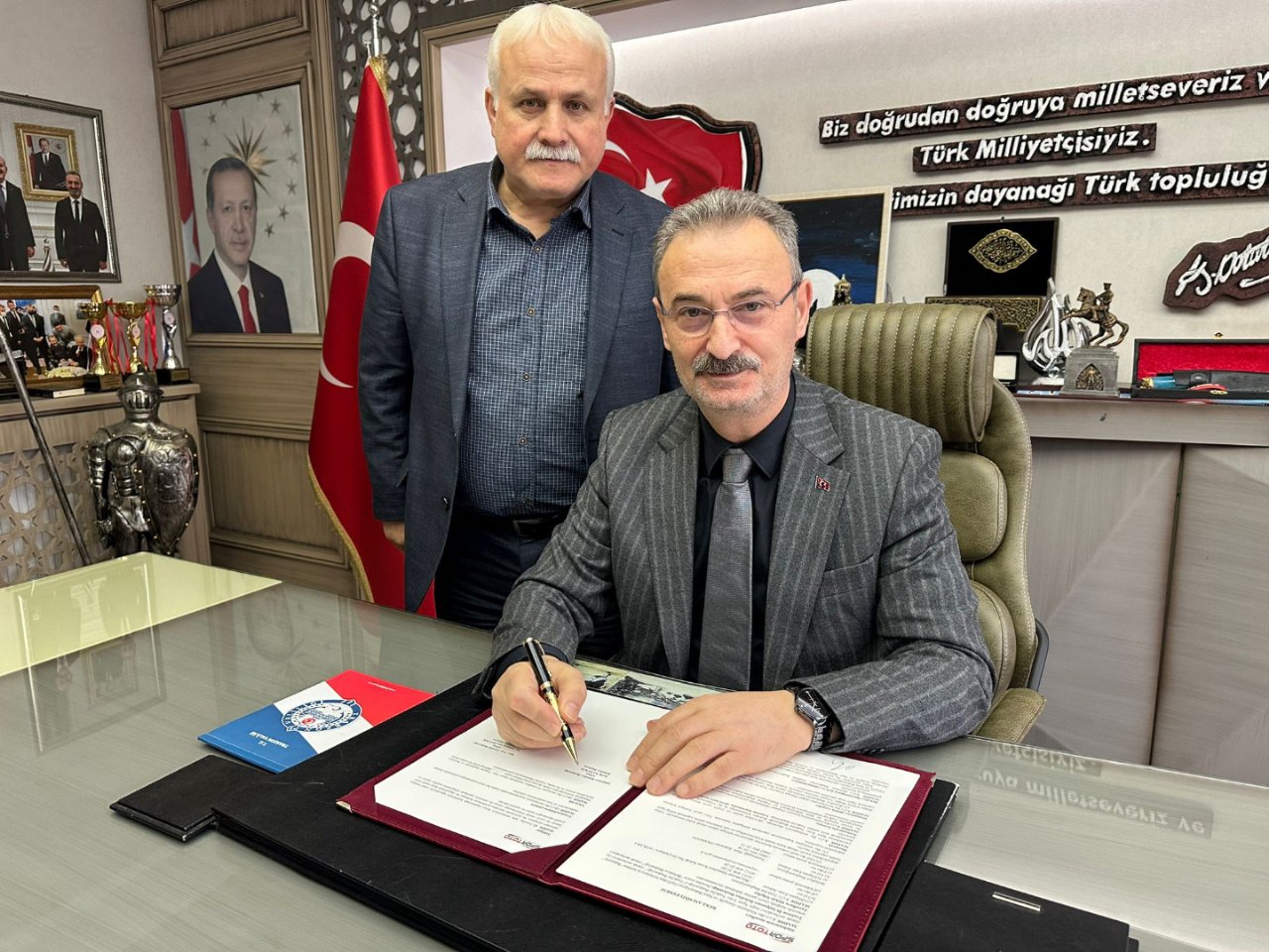 ŞALPAZARI MİLLET BAHÇESİ YÜRÜYÜŞ YOLU PROTOKOLU İMZALANDI