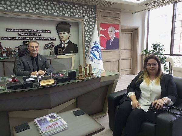 BELEDİYEMİZİ ZİYARET ETTİLER