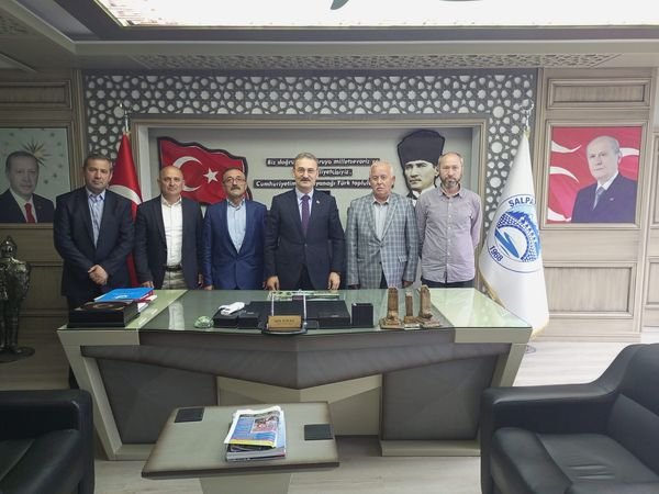 BELEDİYEMİZİ ZİYARET ETTİLER