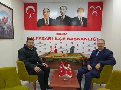 MHP İLÇE BAŞKANIMIZI ZİYARET ETTİK
