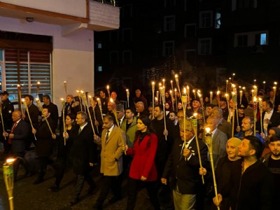 ŞALPAZARI'NDA 19 MAYIS COŞKUSU FENER ALAYIYLA BAŞLADI!