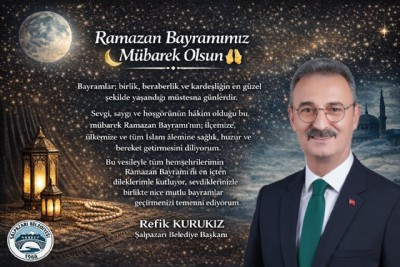 Tüm hemsehrilerimin Ramazan Bayramını en içten dileklerimle kutluyor, sevdiklerinizle birlikte nice mutlu bayramlar geçirmenizi temenni ediyorum.